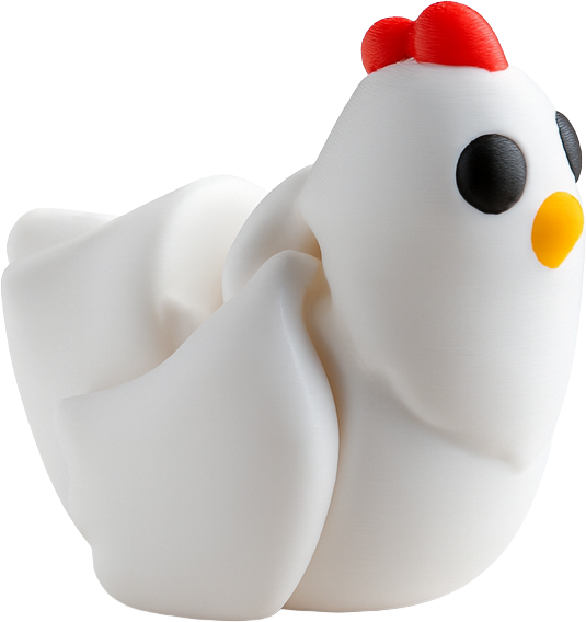 Gallinita, vista frente